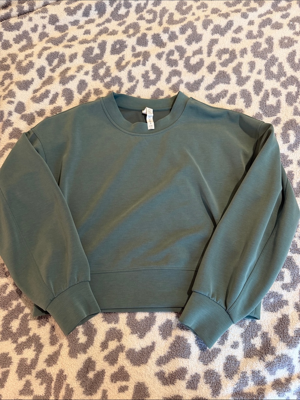 lululemon athletica Forest Green Softstream Crewneck Pullover